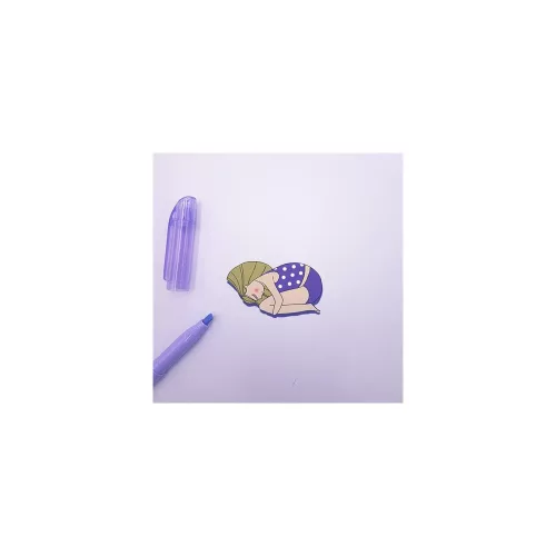 Szövegkiemelő, 1-3,3 mm, törölhető, PILOT Frixion Light Soft, pasztell-lila