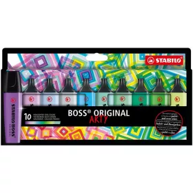   Szövegkiemelő készlet, 2-5 mm, STABILO BOSS original Arty, 10 hideg szín