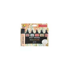  Szövegkiemelő készlet, 2-5 mm, STABILO BOSS original NatureColors, 6 különböző szín