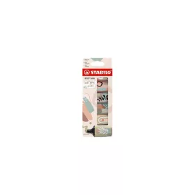   Szövegkiemelő készlet, 1-4 mm, STABILO Boss Mini Nature vibes, 6 különböző szín
