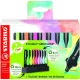 Szövegkiemelő készlet, 2-5 mm, STABILO Green Boss Pastel, 8 db-os asztali készlet