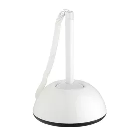 Ügyféltoll, 0,8 mm, fehér tolltest, ICO Lux, kék