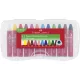 Zsírkréta, háromszögletű, FABER-CASTELL Jumbo, 12 különböző szín