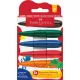 Zsírkréta készlet, FABER-CASTELL, 6 különböző szín
