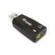 Audio adapter, 3,5 mm jack-USB átalakító, EQUIP "Life"