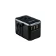 Utazóadapter, univerzális, USB-A(QC 3.0)/USB-C(PD61W)2xUSB, VERBATIM "UTA-04"