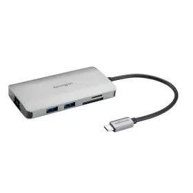 Dokkoló, 8 port, USB-C, KENSINGTON "UH1400P"
