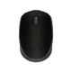 Egér, vezeték nélküli, optikai, közepes méret, USB, LOGITECH "M171", fekete