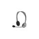 Fejhallgató, mikrofonnal, LOGITECH "H110", szürke