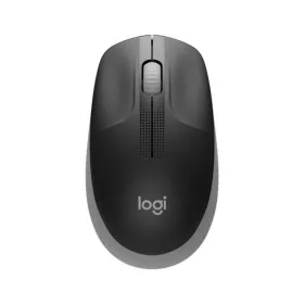   Egér, vezeték nélküli, optikai, USB, LOGITECH, "M190", fekete