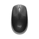 Egér, vezeték nélküli, optikai, USB, LOGITECH, "M190", fekete