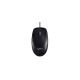 Egér, vezetékes, optikai, normál méret, USB, LOGITECH "M100", fekete