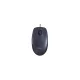 Egér, vezetékes, optikai, normál méret, USB, LOGITECH "M90", sötétszürke