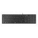 Billentyűzet, vezetékes, USB, HUN, GENIUS "Slimstar 126"
