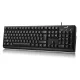 Billentyűzet, vezetékes, 12 funkciógomb, USB, GENIUS "Smart KB-100", fekete