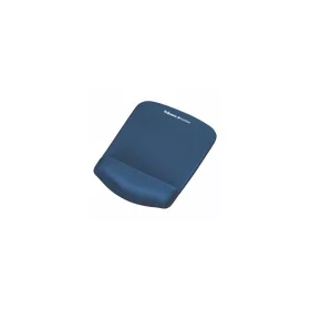   Egéralátét csuklótámasszal, habtöltésű, FELLOWES "PlushTouch™", kék
