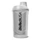 Keverőpalack, 600ml, BIOTECH USA "Wave Shaker", átlátszó