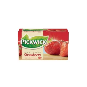 Fekete tea, 20x1,5 g, PICKWICK, eper