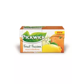   Gyümölcstea, 20x2 g, PICKWICK "Fruit Fusion", citrus-bodza