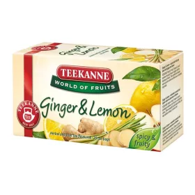   Gyümölcstea, 20x1,75 g, TEEKANNE "World of Fruits", gyömbér-citrom