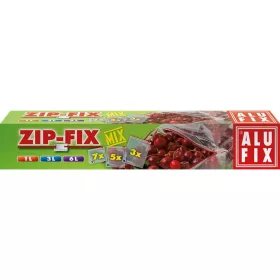   Cipzáras zacskó, 1 l, 3 l, 6 l, ALUFIX "Zipp Fix" - 15db