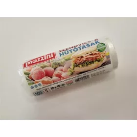   Hűtő- és uzsonnástasak, 100 db, 30x40 cm, 5 l, MAZZINI, átlátszó
