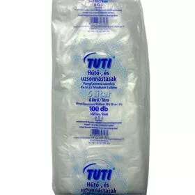 Hűtő- és uzsonnástasak, 6 l, TUTI - 100db