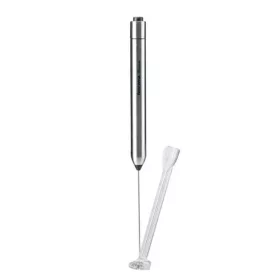 Cappuccino tejhabosító, inox, elemes, 23cm