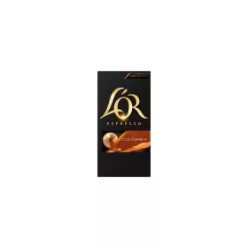   Kávékapszula, Nespresso® kompatibilis, 10 db, JACOBS DOUWE EGBERTS "L'OR Colombia"
