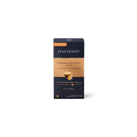   Kávékapszula, Nespresso® kompatibilis, 10 db, DAVIDOFF "Crema Elegant Lungo"