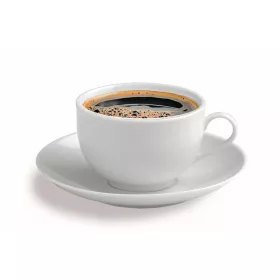   Kávéscsésze+alj, fehér, 20 cl, 6 db-os szett "Economic Roma"