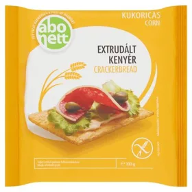   Extrudált kenyér, ABONETT, 100 g, kukoricás, gluténmentes