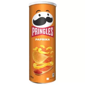 Chips, 165 g, PRINGLES, paprikás