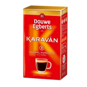   Kávé, pörkölt,őrölt, vákuumos csomagolásban, 225 g, DOUWE EGBERTS "Karaván" normál pörkölés