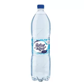 Ásványvíz, szénsavas, NATUR AQUA, 1,5 l