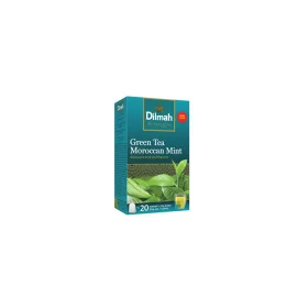 Zöld tea, 20x1,5g, DILMAH "Marokkói menta"
