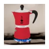 BIALETTI RAINBOW kotyogós kávéfőző 3 adag PIROS