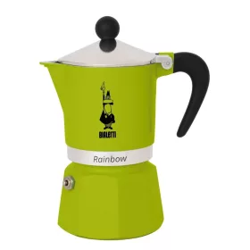 BIALETTI RAINBOW kotyogós kávéfőző 3 adag ZÖLD