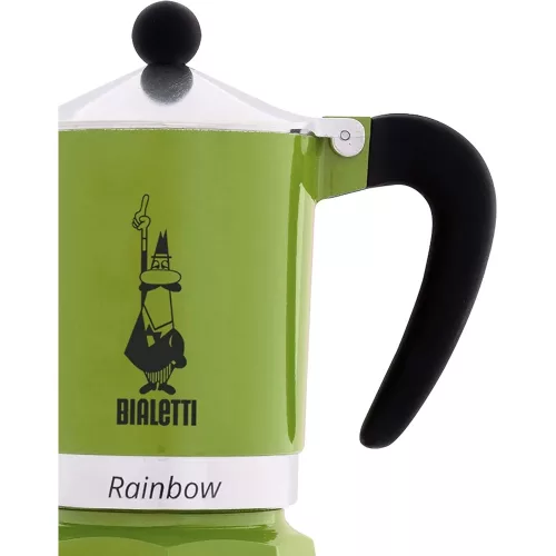 BIALETTI RAINBOW kotyogós kávéfőző 6 adag ZÖLD