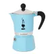BIALETTI RAINBOW kotyogós kávéfőző 3 adag VILÁGOS KÉK