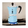 BIALETTI RAINBOW kotyogós kávéfőző 3 adag VILÁGOS KÉK