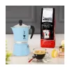 BIALETTI RAINBOW kotyogós kávéfőző 3 adag VILÁGOS KÉK