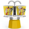 BIALETTI MINI EXPRESS Lichtenstein kotyogós kávéfőző szett