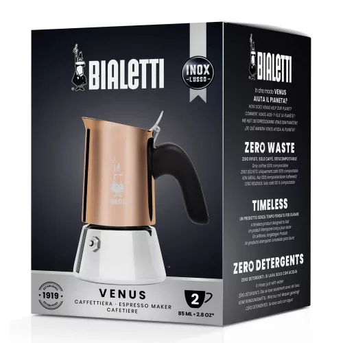 BIALETTI NEW VENUS RÉZ kotyogós kávéfőző 4 adag