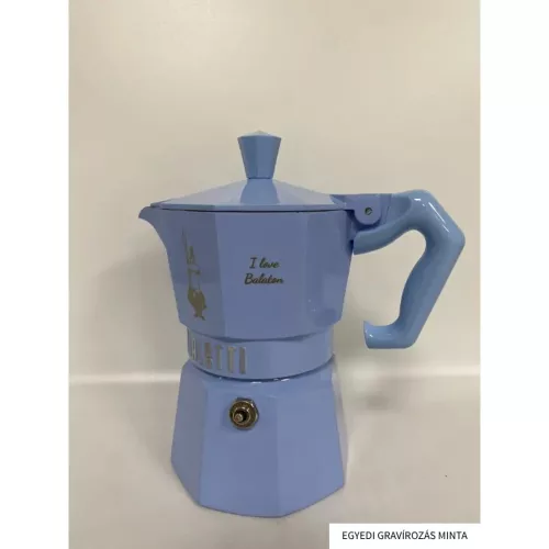 BIALETTI MOKA EXCLUSIVE L. BLUE 3TZ
