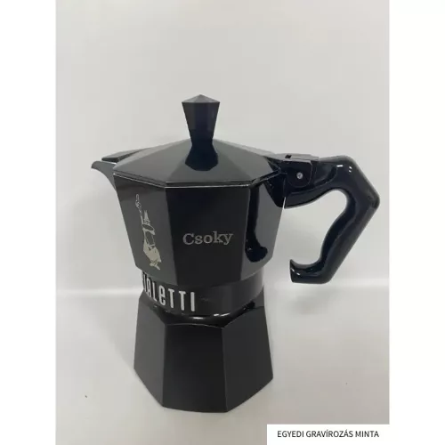 BIALETTI MOKA EXCLUSIVE BLACK 3TZ