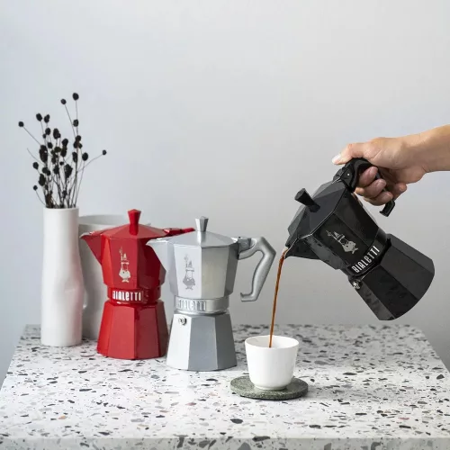 BIALETTI MOKA EXCLUSIVE BLACK 6TZ