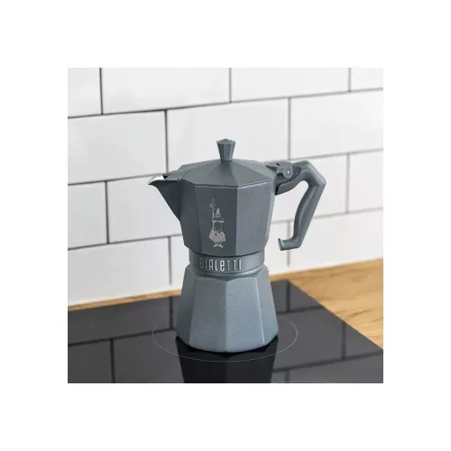 BIALETTI Moka Exclusive Indukciós kotyogó szürke - 3 adagos