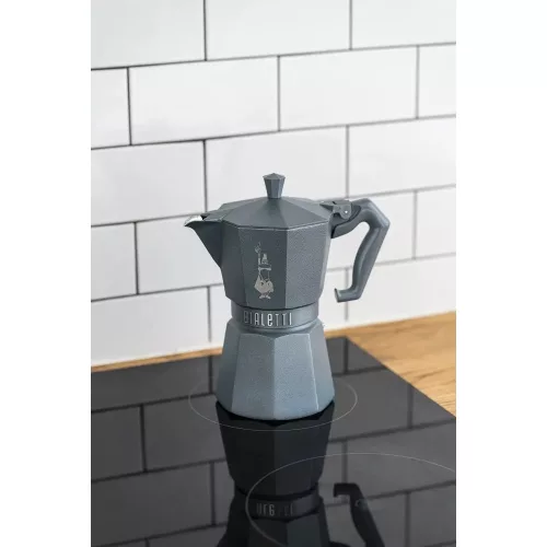 BIALETTI Moka Exclusive Indukciós kotyogó szürke - 6 adagos