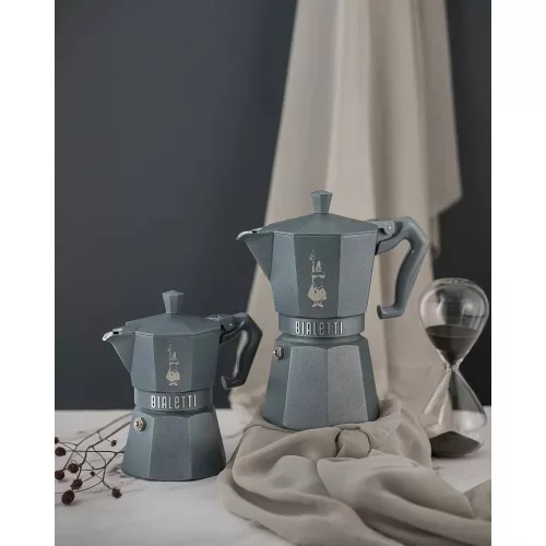 BIALETTI Moka Exclusive Indukciós kotyogó szürke - 6 adagos